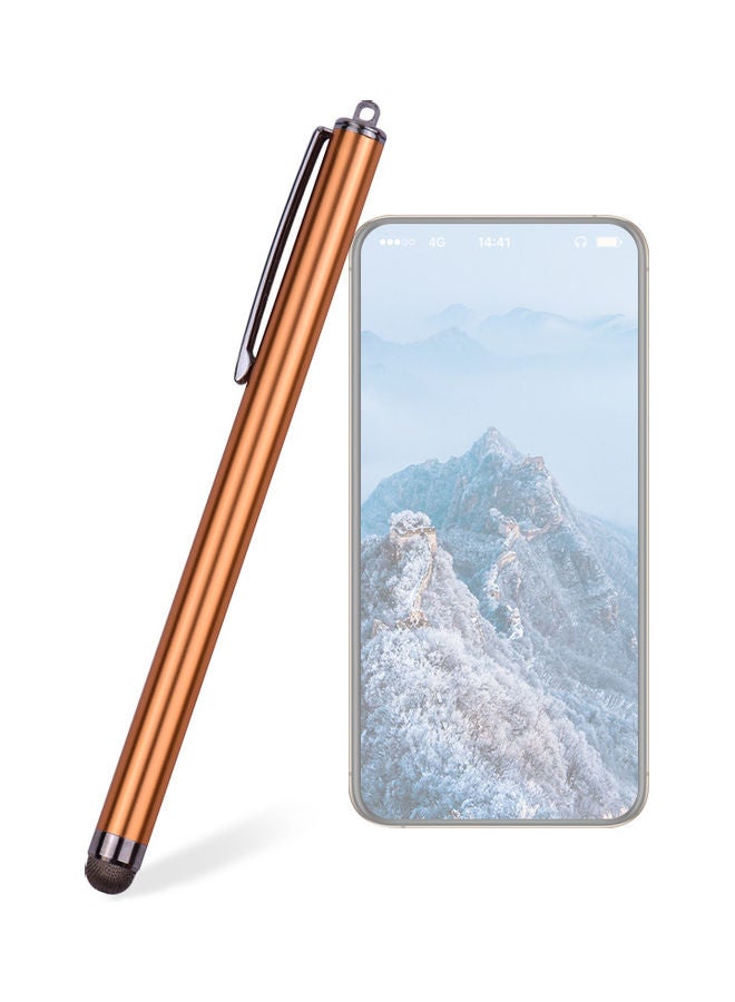 6-Piece Universal Capacitive Stylus Pens Gold/Black - Image 5